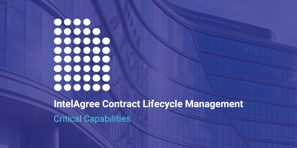 IntelAgree Critical Capabilities