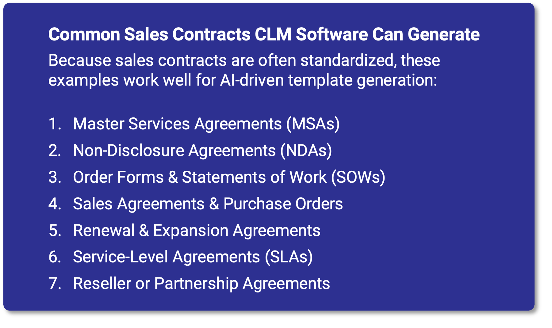 CommonSalesContracts