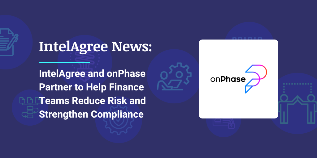 IntelAgree and onPhase Partner to Help Finance Teams Reduce Risk and Strengthen Compliance