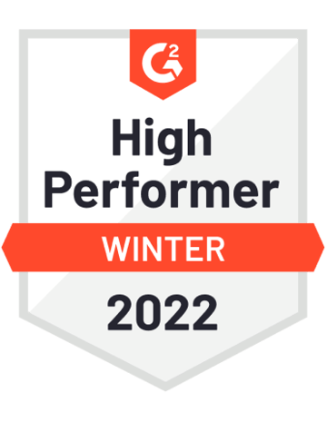 g2 high performer winter 2022 logo