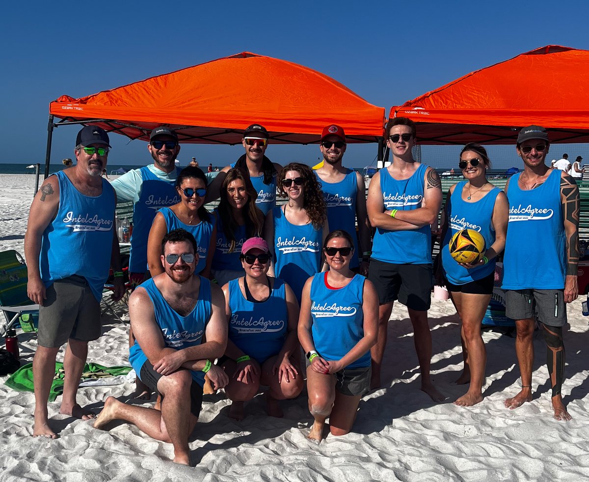 The IntelAgree team at Sportsfest