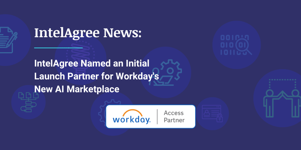 IntelAgree Named an Initial Launch Partner for Workday's New AI Marketplace