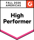 G2 High Performer, Americas, Fall 2026