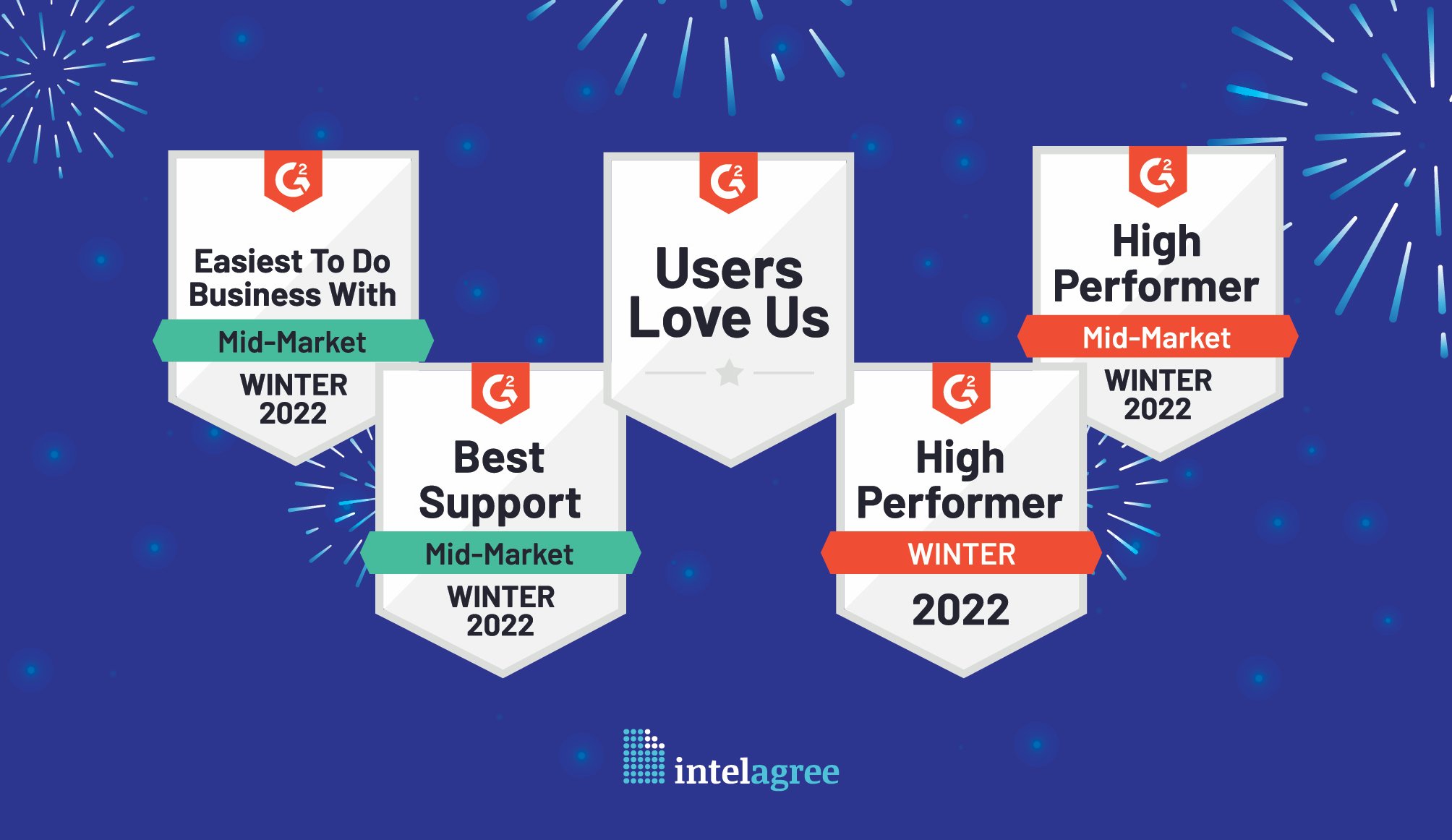IntelAgree Earns “Easiest to Do Business With” G2 Badge