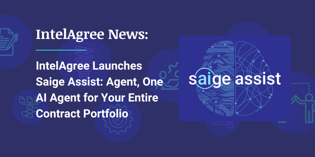 IntelAgree Launches Saige Assist: Agent, One AI Agent for Your Entire Contract Portfolio